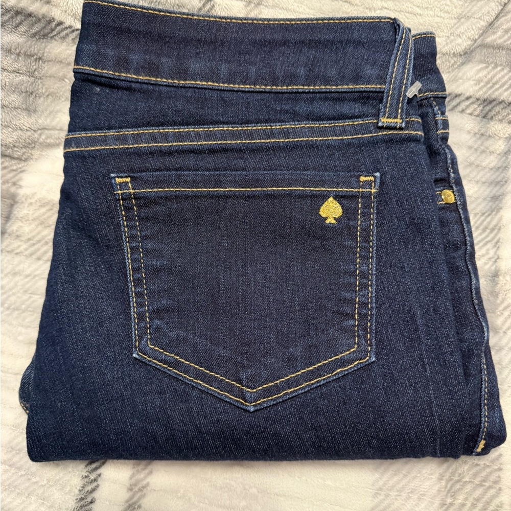 Kate Spade Dark Blue Women's Straight Leg Jeans
